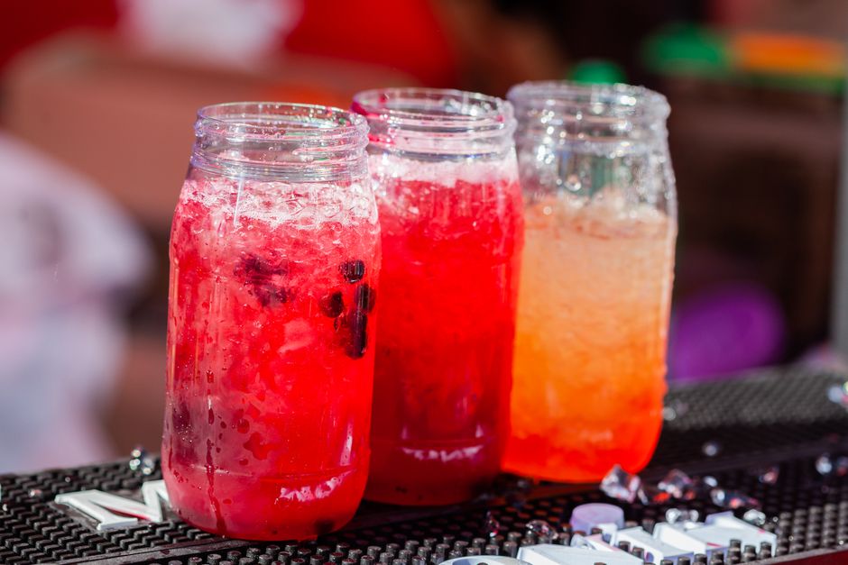 Drinks com Gelo Saborizado Sem Álcool