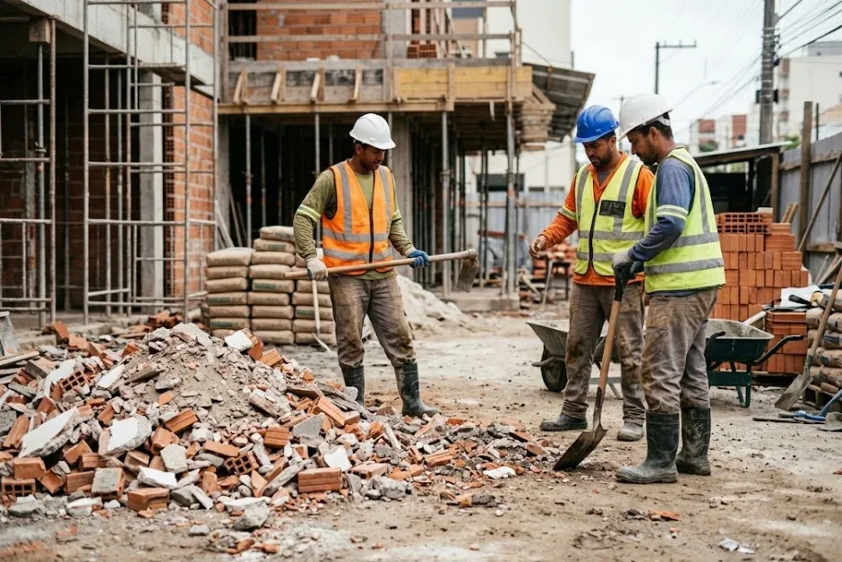 Como descartar entulho na construção civil em Guarulhos em 2026: guia completo